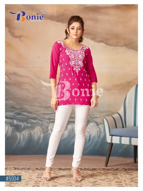 Bonie Daisy Vol 5 Lucknowi Designed Rayon Short Tops Collection